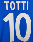 2002 Italy Home Shirt Totti 10 - 9/10 - (L slim) - Eternal Pitch