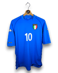 2002 Italy Home Shirt Totti 10 - 9/10 - (L slim) - Eternal Pitch