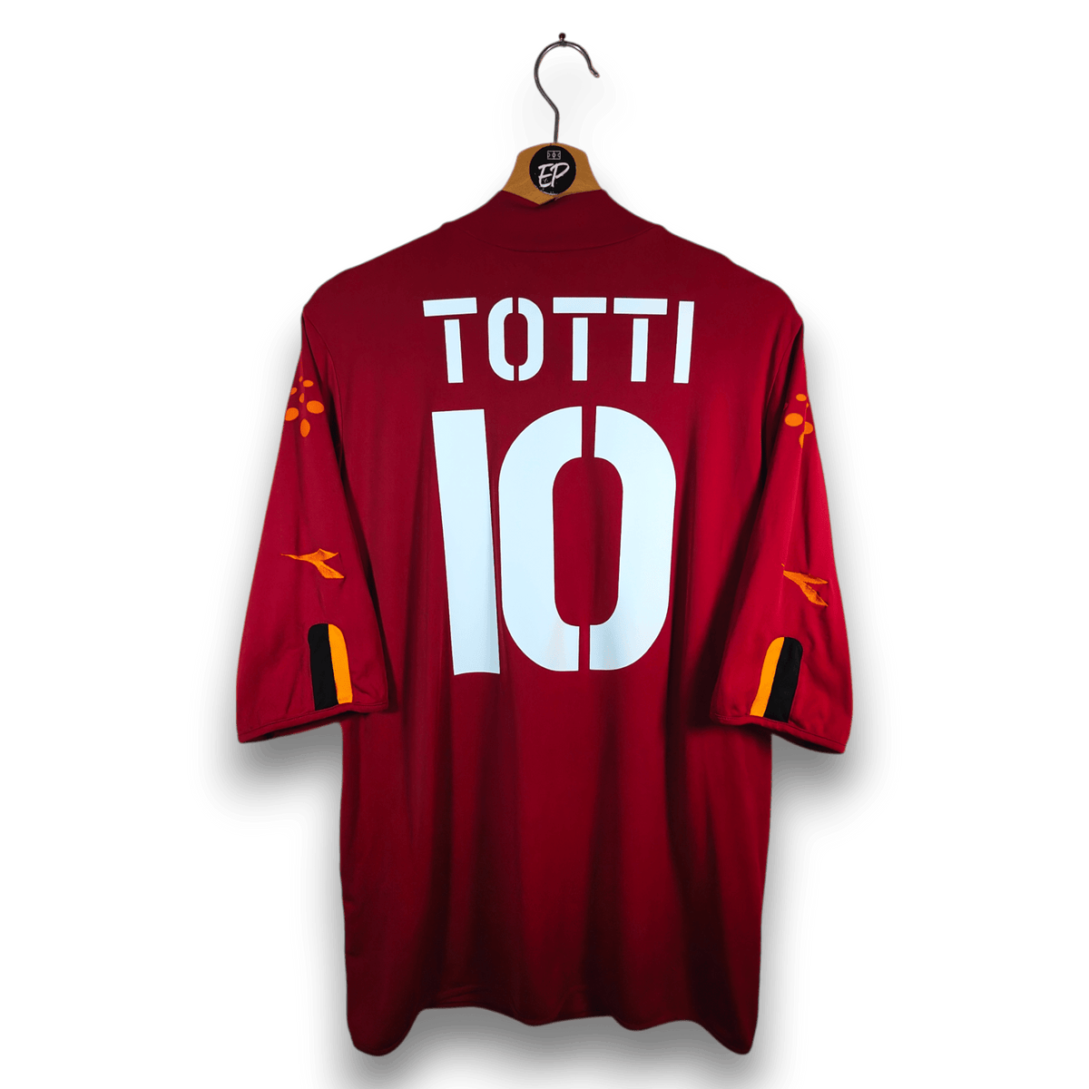 2003-04 AS Roma Home Shirt Totti #10 - 8/10 - (XL) | Vintage