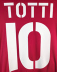 2003 - 04 AS Roma Home Shirt Totti 10 - 8/10 - (XL) - Eternal Pitch