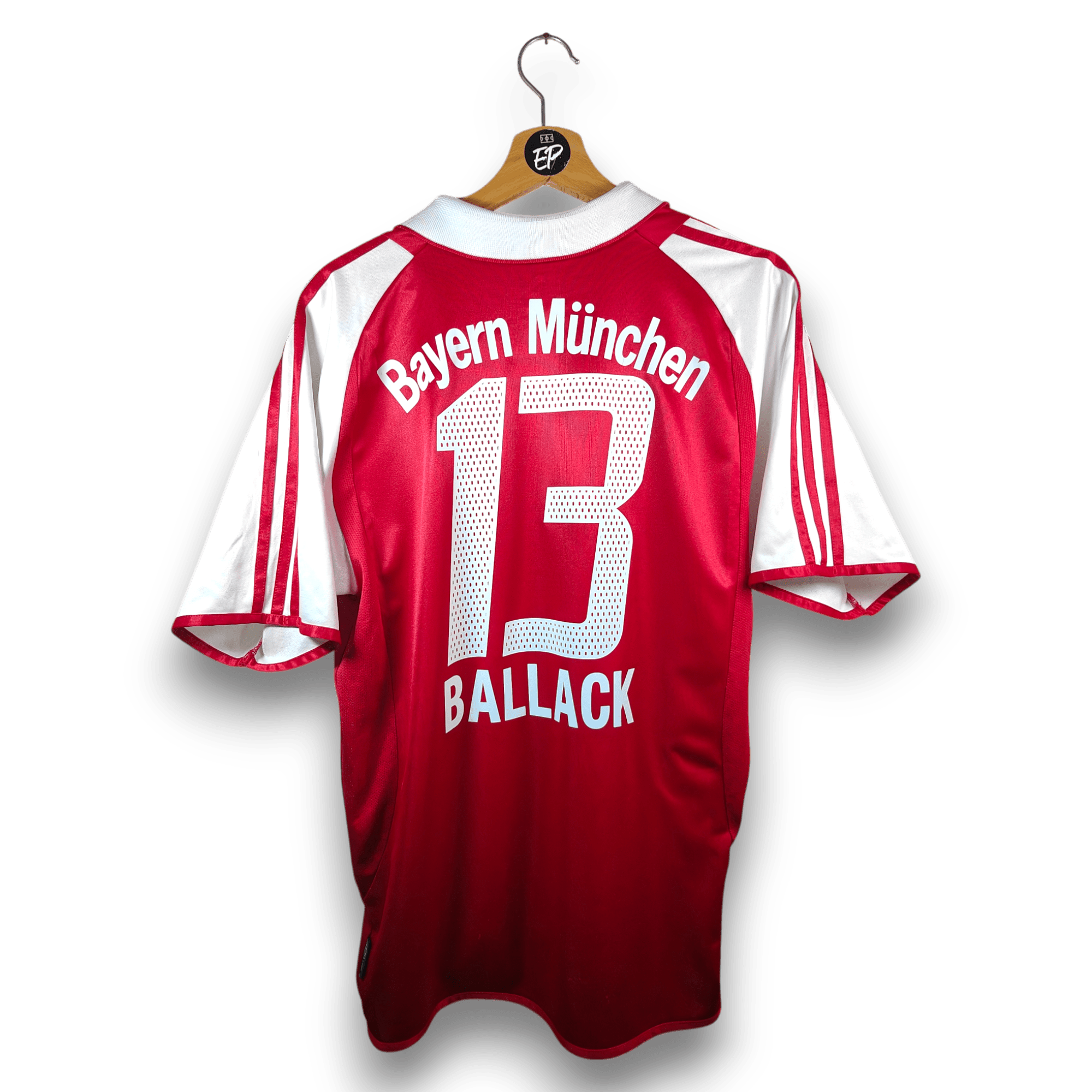 2003-04 Bayern Munich Home Shirt Ballack #13 - 7/10 - (M