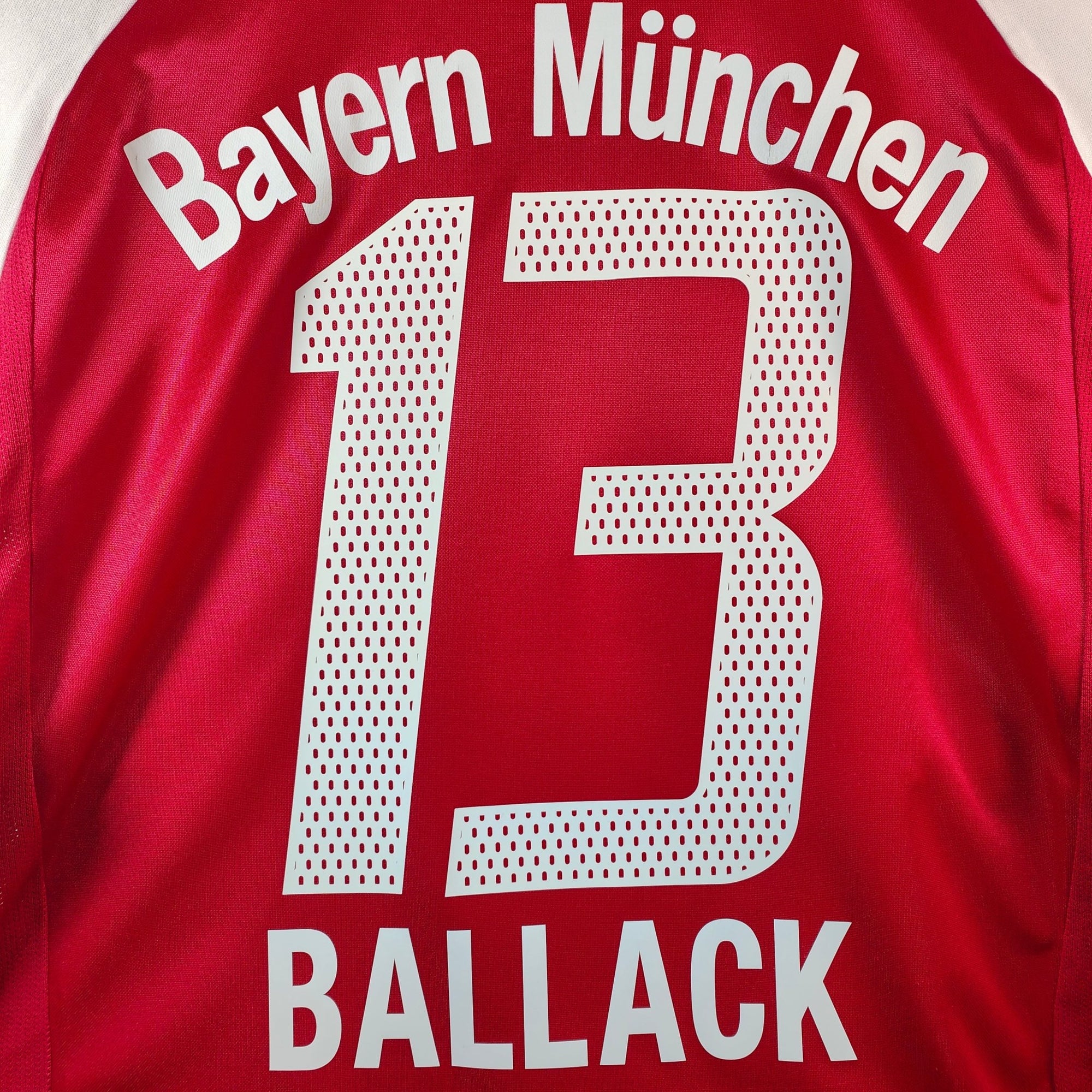 2003 - 04 Bayern Munich Home Shirt Ballack 13 - 7/10 - (M) - Eternal Pitch