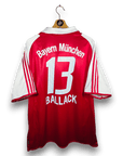 2003 - 04 Bayern Munich Home Shirt Ballack 13 - 8.5/10 - (XL) - Eternal Pitch