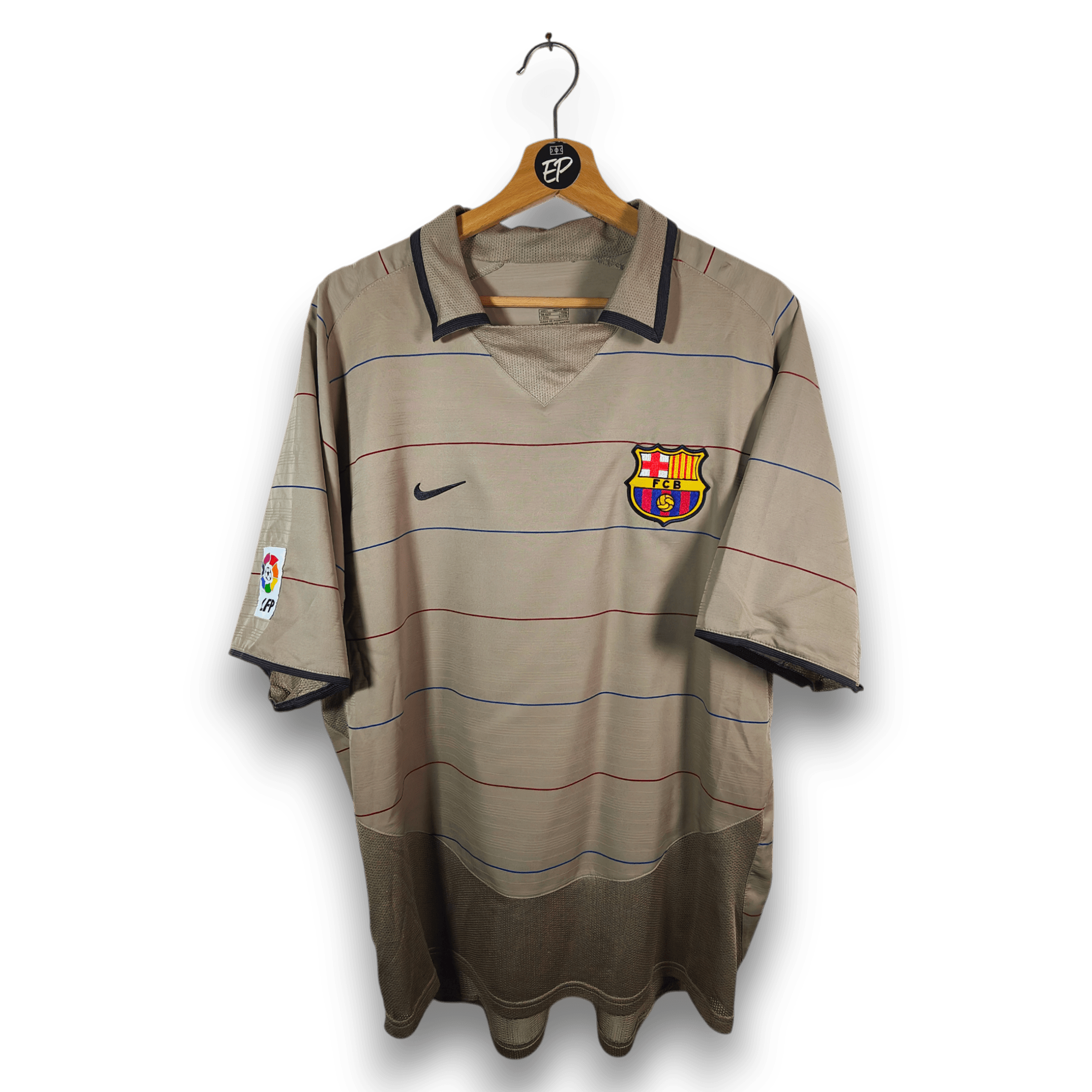 2003-04 FC Barcelona Away Shirt Ronaldinho #10 - 8/10 - (L