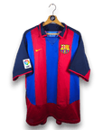2003 - 04 FC Barcelona Home Shirt Ronaldinho 10 - 9/10 - (L) - Eternal Pitch