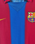 2003 - 04 FC Barcelona Home Shirt Ronaldinho 10 - 9.5/10 - (L) - Eternal Pitch