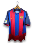 2003 - 04 FC Barcelona Home Shirt Ronaldinho 10 (M) - Eternal Pitch