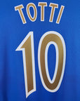 2003 - 04 Italy Player Version Home Shirt Totti LS 10 - 9/10 - (XL) - Eternal Pitch