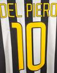 2003 - 04 Juventus Home Shirt Del Piero 10 - 8.5/10 - (S) - Eternal Pitch
