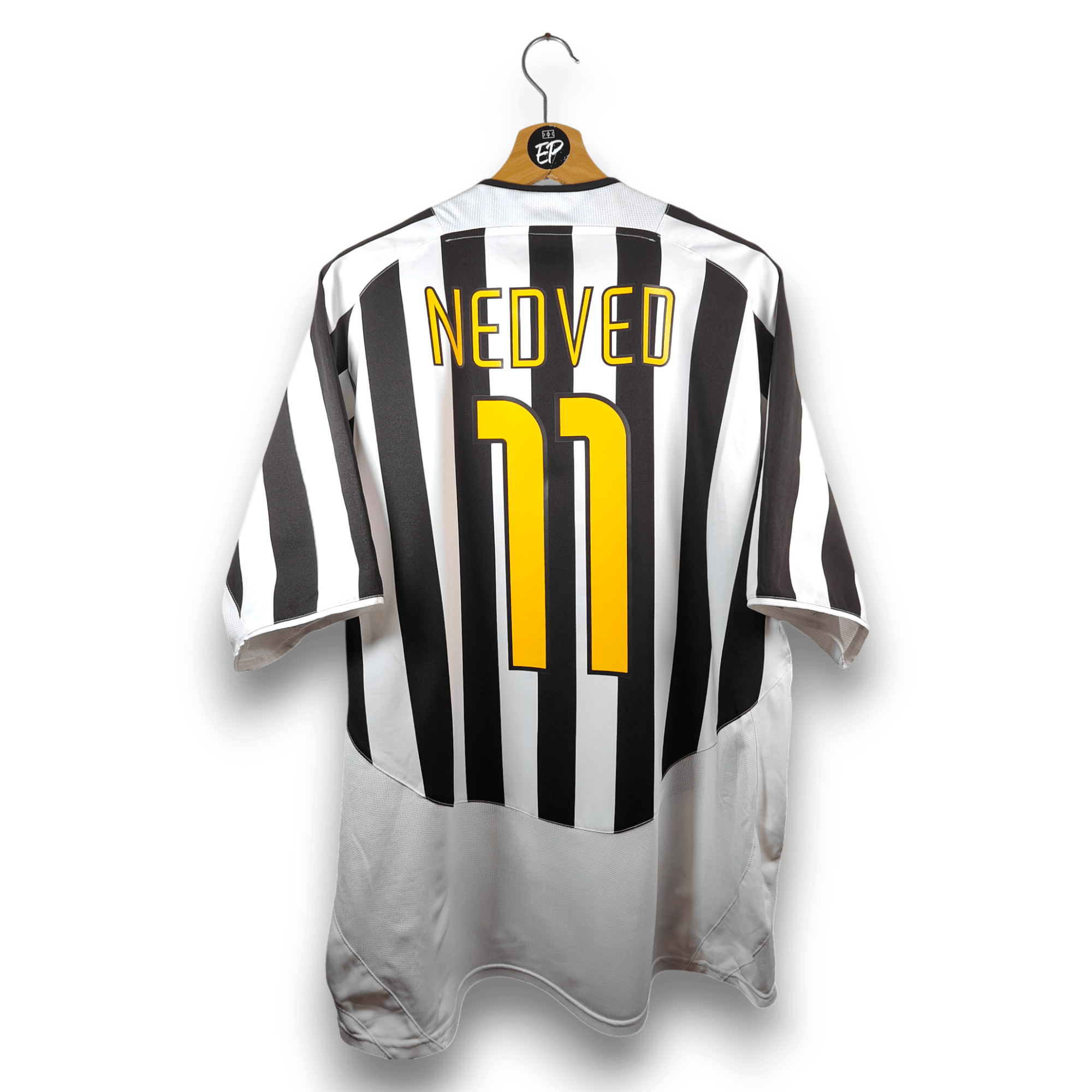ユヴェントス NEDVED 11番 シャツ Nedved 11 Juventus 2002/03 Away Maglia Jersey Football Shirt