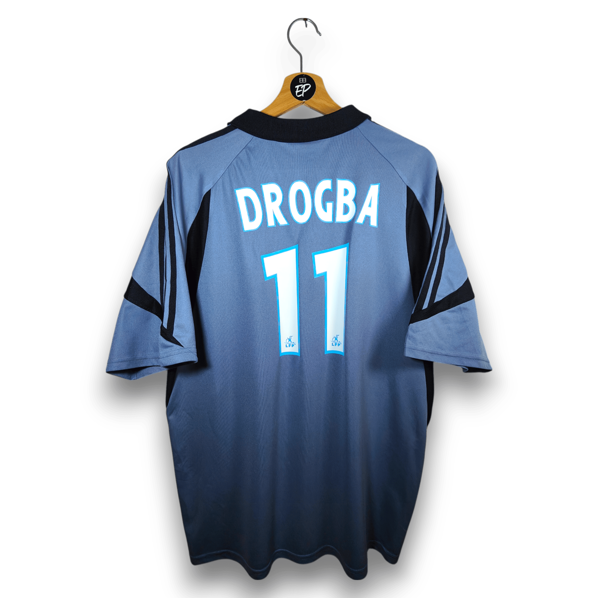 2003-04 Olympique Marseille Third Shirt Drogba #11 - 9.5/10 - (L