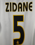 2003 - 04 Real Madrid Home Shirt Zidane 5 - 9.5/10 - (M) - Eternal Pitch