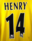 2003 - 05 Arsenal Away Shirt Henry 14 - 8.5/10 - (XL) - Eternal Pitch