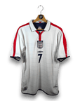 2003 - 05 England Home Shirt Beckham 7 - 8.5/10 - (M) - Eternal Pitch