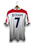 2003 - 05 England Home Shirt Beckham 7 - 8.5/10 - (M) - Eternal Pitch