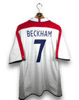2003 - 05 England Home Shirt Beckham 7 - 9/10 - (XL) - Eternal Pitch