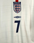 2003 - 05 England Home Shirt Beckham 7 (L) - Eternal Pitch
