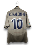 2003 - 05 FC Barcelona Away Shirt Ronaldinho 10 - 9/10 - (XL) - Eternal Pitch