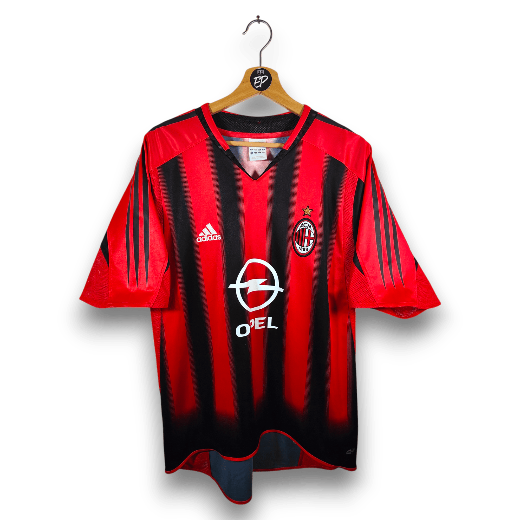 2004-05 AC Milan Home Shirt Kaka #22 - 7.5/10 - (L) – 369572 