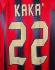 2004 - 05 AC Milan Home Shirt Kaka 22 (XL) - Eternal Pitch
