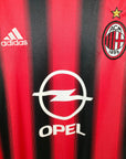2004 - 05 AC Milan Home Shirt Maldini 3 - 9.5/10 - (M) - Eternal Pitch