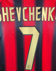 2004 - 05 AC Milan Home Shirt Shevchenko 7 - 8.5/10 - (S) - Eternal Pitch