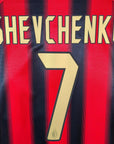 2004 - 05 AC Milan Home Shirt Shevchenko 7 - 9.5/10 - (M) - Eternal Pitch