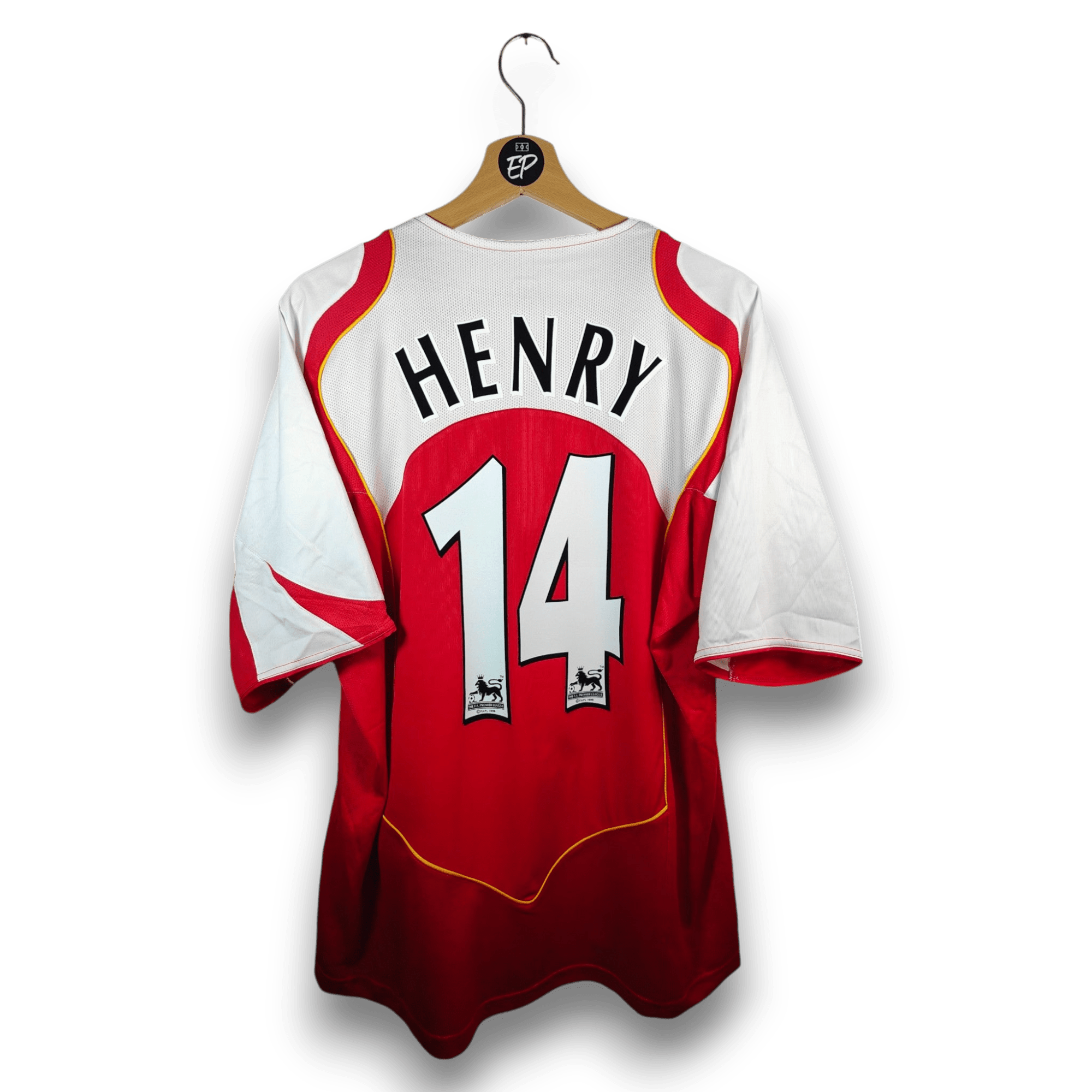 週末セール！Arsenal 07-08 3rd 【14 Henry】 2002-04 Arsenal Home Shirt Henry #14 - 8/10 - (XL.Boys)