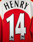 2004 - 05 Arsenal Home Shirt Henry 14 (L) - Eternal Pitch