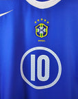 2004 - 05 Brazil Away Shirt Ronaldinho 10 (XL) - Eternal Pitch