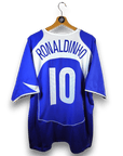 2004 - 05 Brazil Away Shirt Ronaldinho 10 (XL) - Eternal Pitch