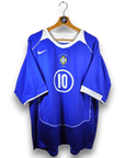 2004 - 05 Brazil Away Shirt Ronaldinho 10 (XL) - Eternal Pitch