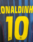 2004 - 05 FC Barcelona Away Shirt Ronaldinho 10 - 9/10 - (S) - Eternal Pitch