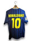 2004 - 05 FC Barcelona Away Shirt Ronaldinho 10 - 9/10 - (S) - Eternal Pitch