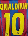 2004 - 05 FC Barcelona Home Shirt Ronaldinho 10 - 9/10 - (S) - Eternal Pitch