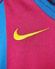 2004 - 05 FC Barcelona Home Shirt Ronaldinho 10 - 9.5/10 - (M) - Eternal Pitch