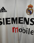 2004 - 05 Real Madrid Home Shirt Zidane 5 - 8.5/10 - (XL) - Eternal Pitch