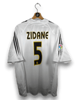 2004 - 05 Real Madrid Home Shirt Zidane 5 - 8.5/10 - (XL) - Eternal Pitch