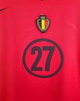 2004 - 06 Belgium Home Shirt Kompany 27 - 9/10 - (XL) - Eternal Pitch