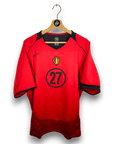 2004 - 06 Belgium Home Shirt Kompany 27 - 9/10 - (XL) - Eternal Pitch