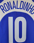 2004 - 06 Brazil Away Shirt Ronaldinho 10 - 8/10 - (L) - Eternal Pitch