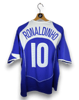 2004 - 06 Brazil Away Shirt Ronaldinho 10 - 8/10 - (L) - Eternal Pitch