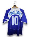 2004 - 06 Brazil Away Shirt Ronaldinho 10 - 8.5/10 - (M) - Eternal Pitch