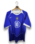 2004 - 06 Brazil Away Shirt Ronaldinho 10 - 8.5/10 - (M) - Eternal Pitch