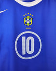 2004 - 06 Brazil Away Shirt Ronaldinho 10 (XL) - Eternal Pitch