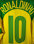 2004 - 06 Brazil Home Shirt Ronaldinho 10 (L) - Eternal Pitch