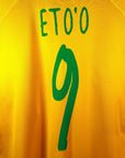 2004 - 06 Cameroon Away Shirt Eto'o 9 - 9/10 - (L) - Eternal Pitch