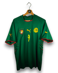 2004 - 06 Cameroon Home Shirt Eto'o 9 - 9/10 - (XL) - Eternal Pitch