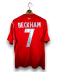2004 - 06 England Away Shirt Beckham 7 - 8.5/10 - (L) - Eternal Pitch