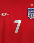 2004 - 06 England Away Shirt Beckham 7 - 8.5/10 - (L) - Eternal Pitch